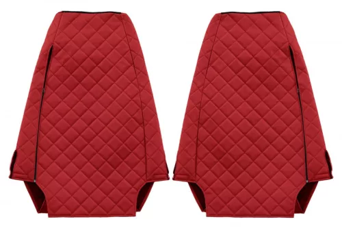 Méretpontos Renault bőr üléshuzat Magnum 2002-2007 Piros