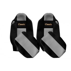   Méretpontos Renault üléshuzat Range T fix fejtámlás SZÜRKE