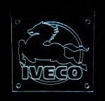 IVECO ledes tábla 50x50 cm fehér