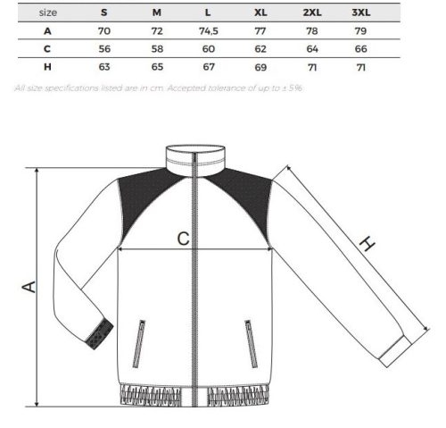 Man polár dzseki XXL