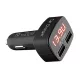 Szivargyújtós akku teszter +  dupla USB 12/24V