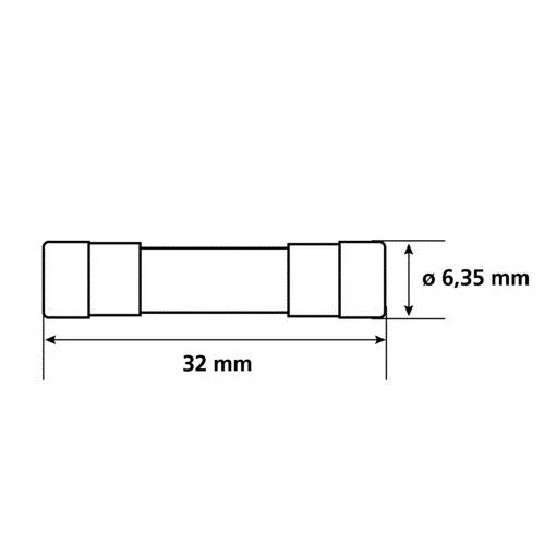 Üveg biztosíték NAGY szett (32mm-es)