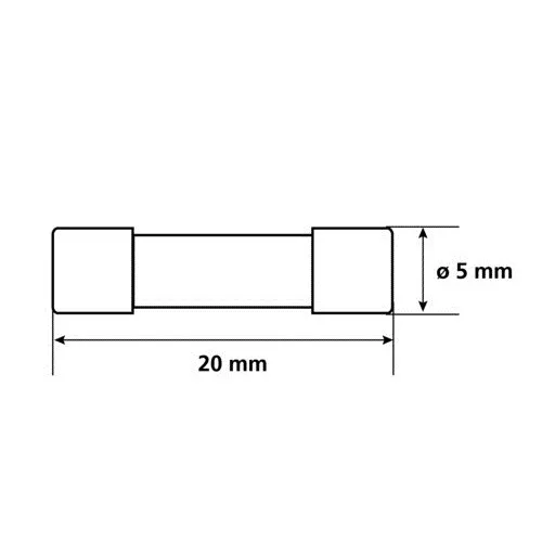 Üveg biztosíték szett (20mm-es)