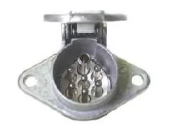 Elektromos aljzat S 7p 24V fém