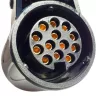 Utánfutó elektromos aljzat 13p 12V LENGŐ