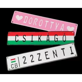Egyedi névtábla