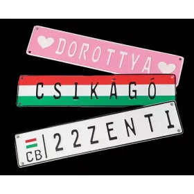 Egyedi névtábla