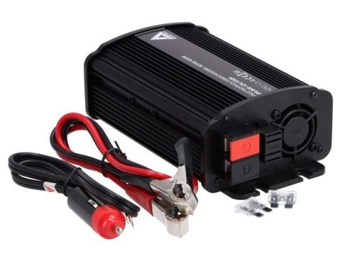 Inverter / Áramátalakító 12V 400W+USB módosított SZINUSZOS
