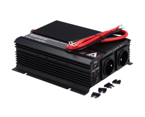 Inverter / Áramátalakító 12V 1000W+USB módosított SZINUSZOS