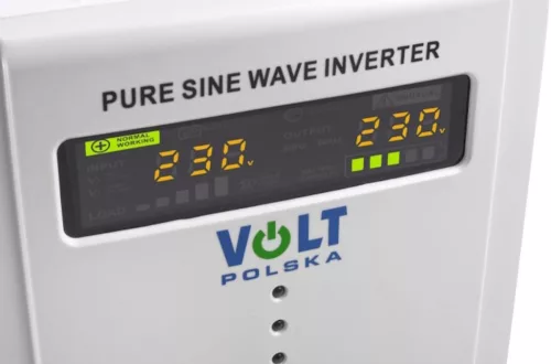 Inverter / Áramátalakító 12V 1250W SZINUSZOS + UPS