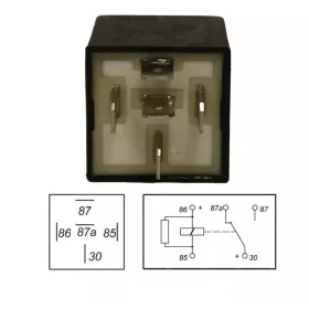 Relé 12V 30A 5 lábú