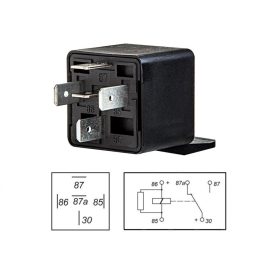 Relé 24V 20/10A 5 lábú