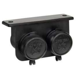 Dupla szivargyújtó aljzat, vízálló!