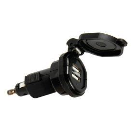 Steck aljzat átalakító USB-re dupla 12/24V 2,7A