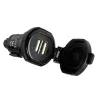 Steck aljzat átalakító USB-re dupla 12/24V 2,7A