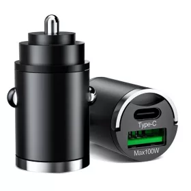   Szivargyújtós dupla USB töltő EXTRA TELJESÍTMÉNNYEL 12/24V 100W