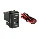Dupla USB aljzat VOLVO
