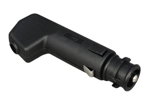 Szivargyújtó dugó 12/24V EUR/DIN HAJLÍTOTT