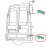 Iveco Daily HÁTSÓ ajtózsanér JOBB / BAL erősített