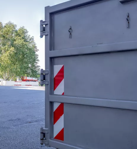 Erősített ajtózsanér / konténer zsanér hegeszthető