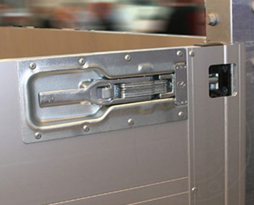 Oldalfal kapocs / süllyesztett zár T-nyelves