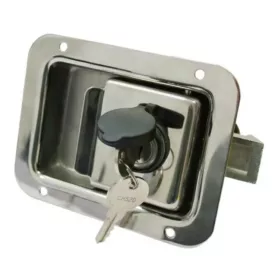 Süllyesztett zár inox 108x140