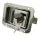 Süllyesztett zár inox 108x140