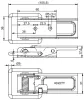 Oldalfal kapocs 106 x 46