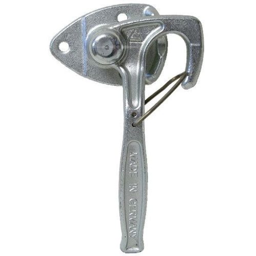 Oldalfal kapocs hajlított rugós bal, 142mm