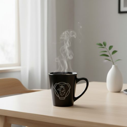 SCANIA bögre fekete 