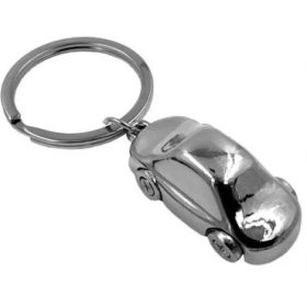 Nemesacél kulcstartó személyautó