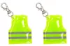 Kulcstartó mini fluo mellény (pár)