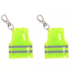 Kulcstartó mini fluo mellény (pár)