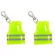 Kulcstartó mini fluo mellény (pár)