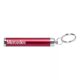 MERCEDES Mini LED Kulcstartó Piros