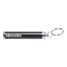 MERCEDES Mini LED Kulcstartó Fekete