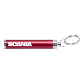 SCANIA Mini LED Kulcstartó Piros