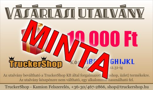 Vásárlási utalvány 10000 Ft
