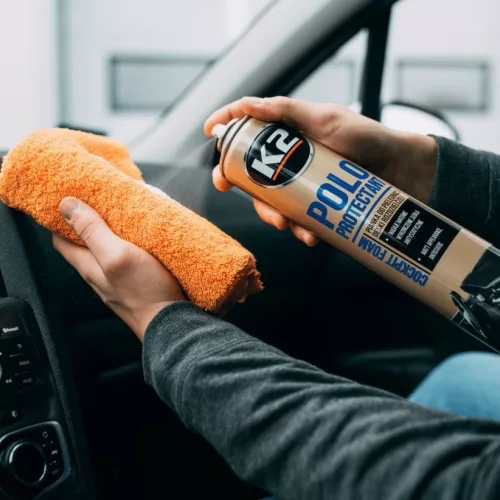 K2 POLO műszerfal ápoló spray 750ml BLACK