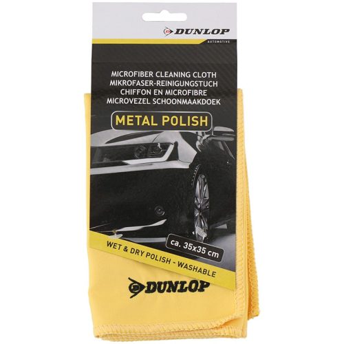 Mikroszálas törlőkendő FÉM POLÍROZÁSHOZ 35x35cm DUNLOP