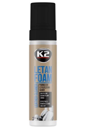 K2 LETAN FOAM bőrtisztító aktív hab 200 ml