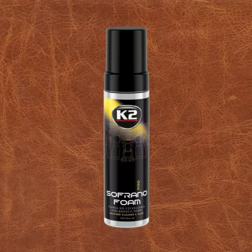 K2 SOFRANO FOAM PRO bőrtisztító és ápoló aktív hab 200 ml