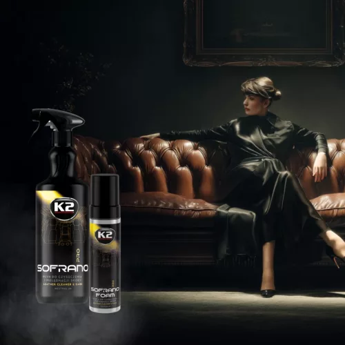 K2 SOFRANO FOAM PRO bőrtisztító és ápoló aktív hab 200 ml