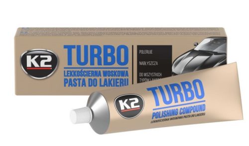 K2 TURBO kézi festék / lakk polírozó paszta 120g