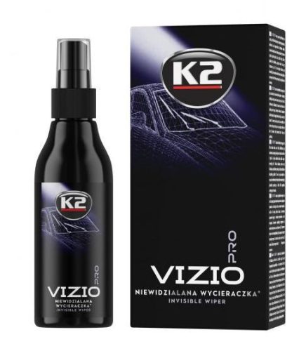 K2 VIZIO víztaszító (NANO) szélvédő kezelő SPRAY150ml Ajándék törlőkendővel