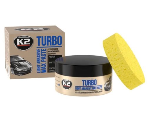 K2 TURBO kézi festék / lakk polírozó paszta  250g