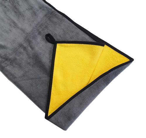 MERCEDES fürdőlepedő 150x60 cm Szürke/Sárga