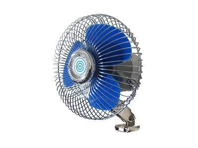 Ventillátor 12V csavarozható (17cm)