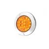 LED irányjelző króm gyűrűvel 12/24V