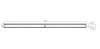 LED irányjelző és helyzetjelző lámpa (535x28mm) 12/24V